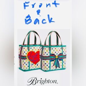 Brighton Heart and Bow Tote Bag